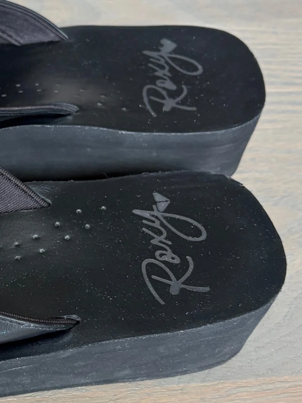 Roxy Wedge Flip Flops - Picture 7 of 11